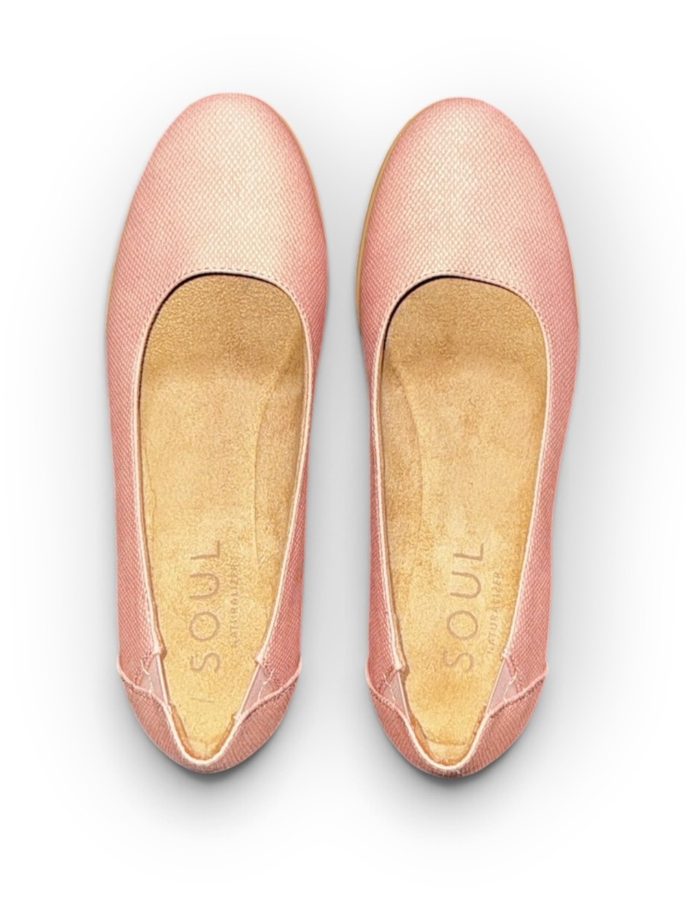 SOUL Naturalizer Idea Ballet Flats Women’s 7M Pink Cushioned Slip-On Shoes EUC